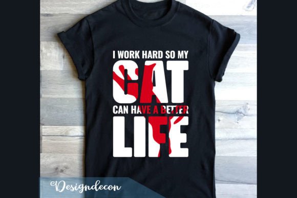 Funny Cat Dad SVG: Graphics for T-Shirt Designs
