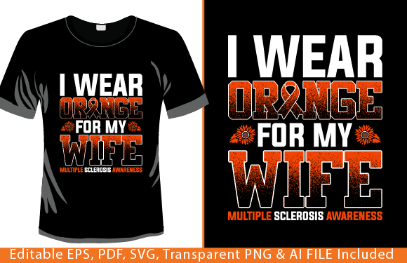 I Wear Orange T-Shirt Graphics Review