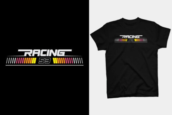Racing Graphics for T-Shirt Designs