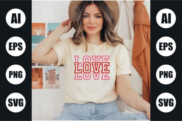 Retro Valentine SVG: Graphics for T-Shirt Designs