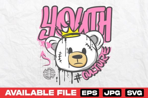 Reviewing Youth Culture Bear Doll Graphics for T-Shirt Designs