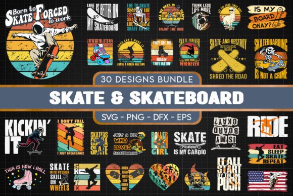 Skate Graphics for Bold T-Shirt Designs