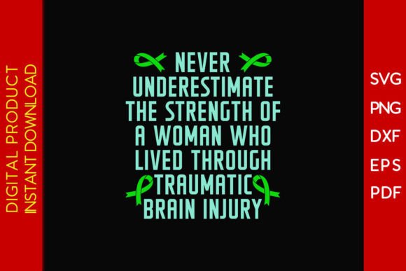 Traumatic Brain Injury Graphics for T-Shirt Designs